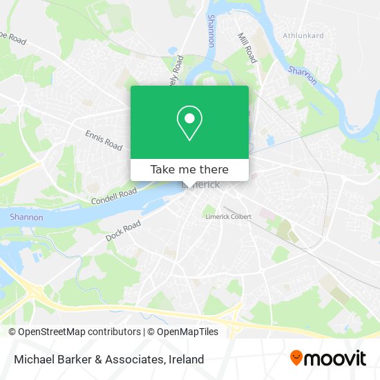 Michael Barker & Associates map