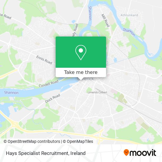 Hays Specialist Recruitment map