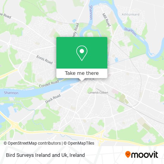 Bird Surveys Ireland and Uk map