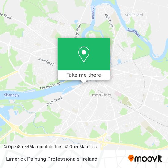 Limerick Painting Professionals map