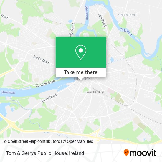 Tom & Gerrys Public House map