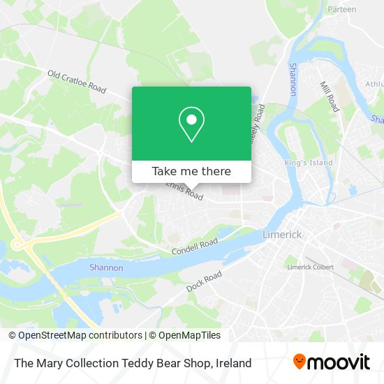 The Mary Collection Teddy Bear Shop map