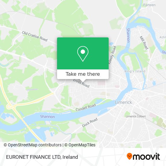 EURONET FINANCE LTD map