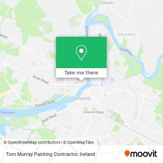 Tom Murray Painting Contractor map