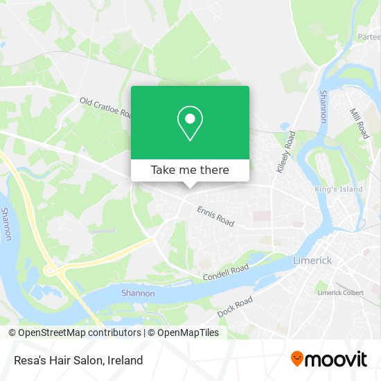 Resa's Hair Salon map