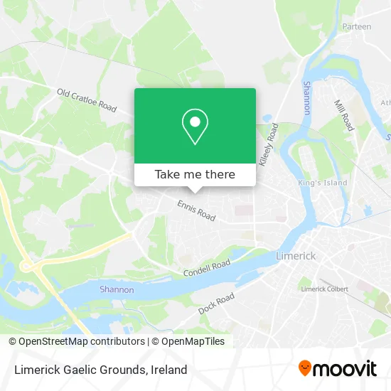 Limerick Gaelic Grounds map