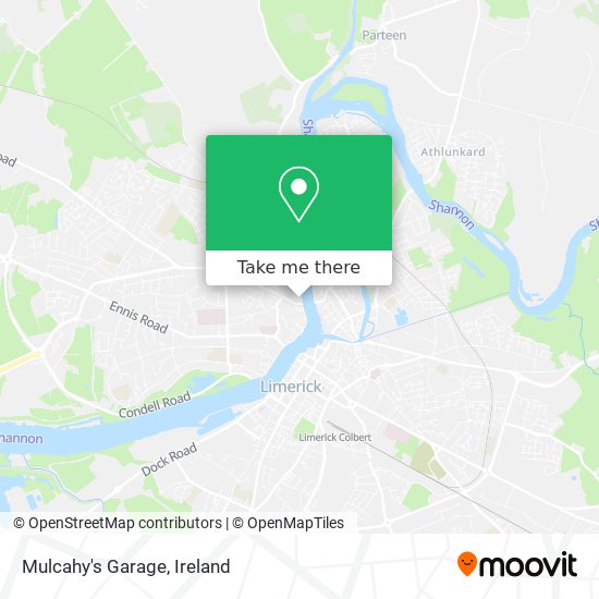 Mulcahy's Garage map