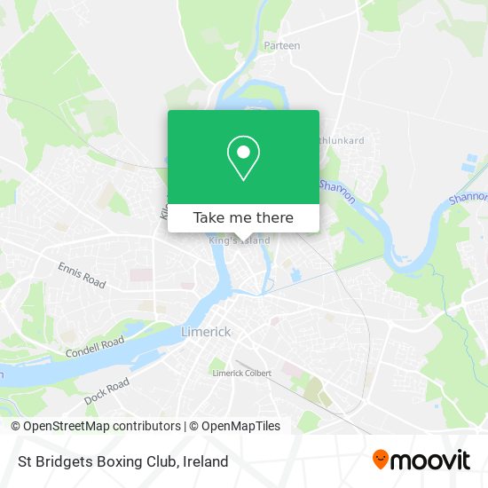 St Bridgets Boxing Club map