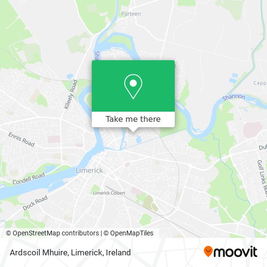 Ardscoil Mhuire, Limerick map