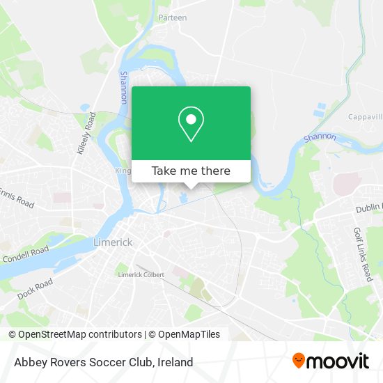 Abbey Rovers Soccer Club map