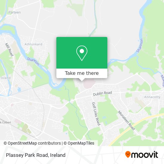 Plassey Park Road map