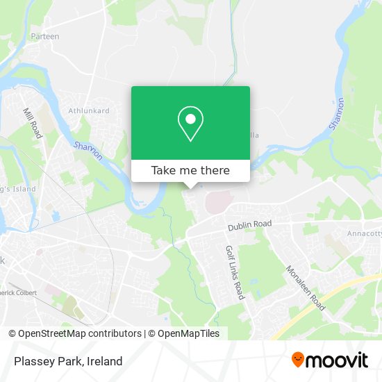 Plassey Park map