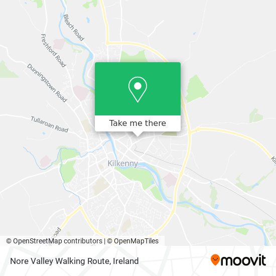 Nore Valley Walking Route map