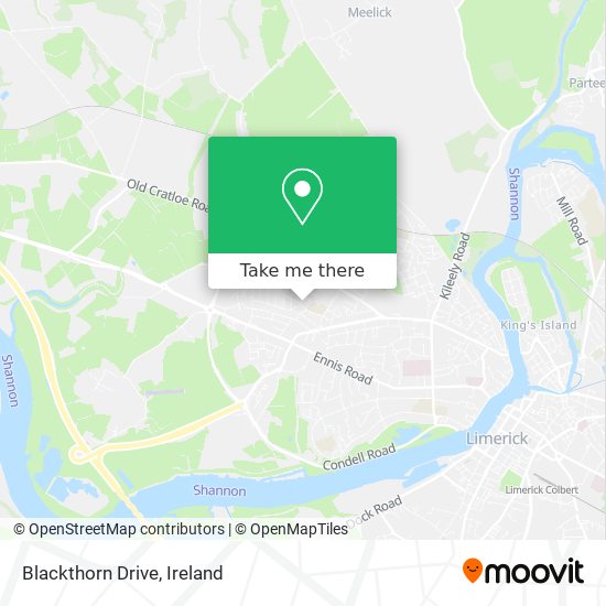 Blackthorn Drive map