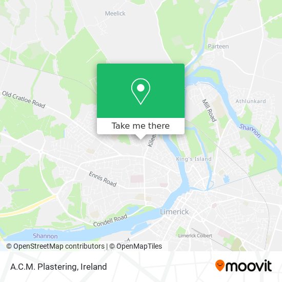 A.C.M. Plastering map