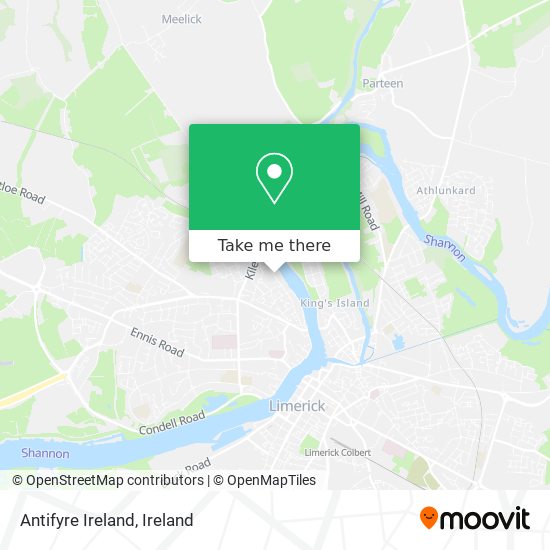 Antifyre Ireland map