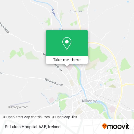St Lukes Hospital-A&E map
