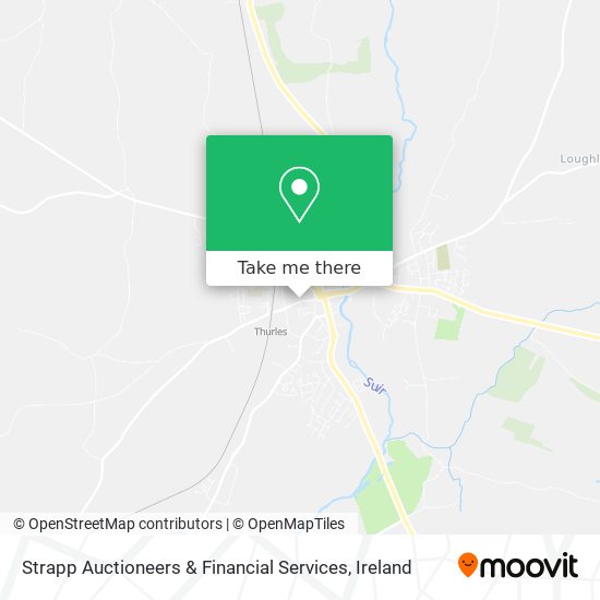 Strapp Auctioneers & Financial Services map
