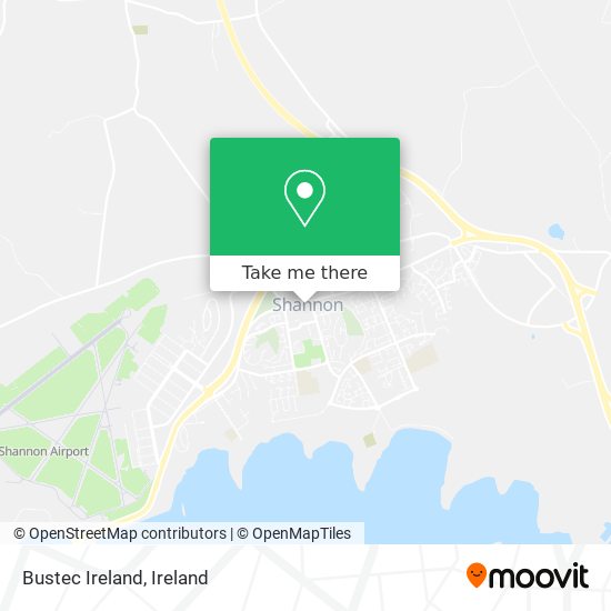 Bustec Ireland map
