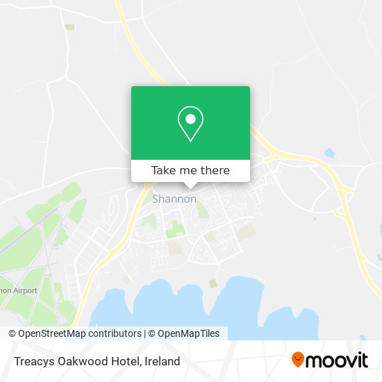 Treacys Oakwood Hotel map