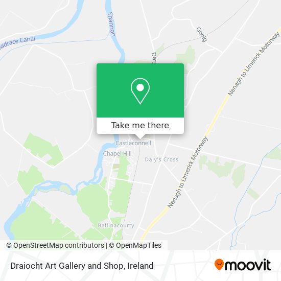 Draiocht Art Gallery and Shop map