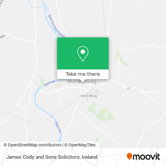 James Cody and Sons Solicitors map