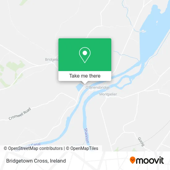 Bridgetown Cross map