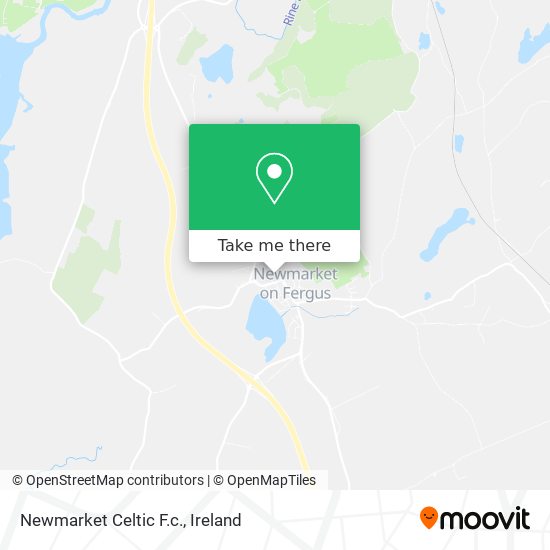 Newmarket Celtic F.c. map