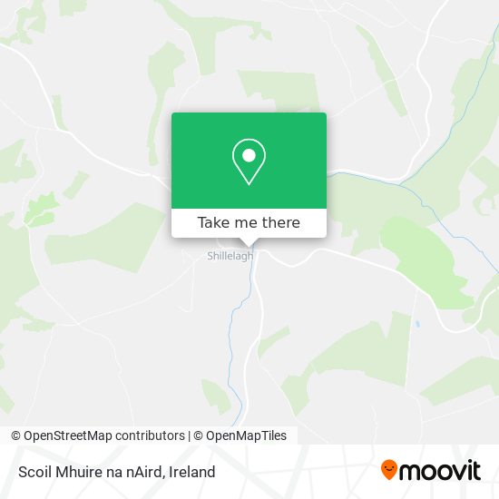 Scoil Mhuire na nAird map