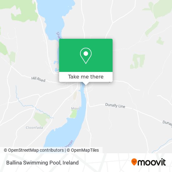 Ballina Swimming Pool map