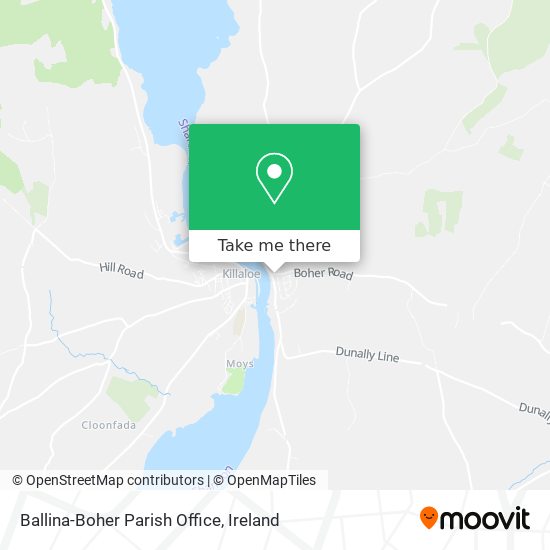 Ballina-Boher Parish Office map