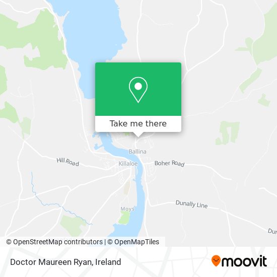 Doctor Maureen Ryan map