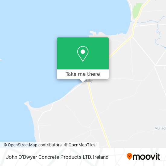 John O'Dwyer Concrete Products LTD map