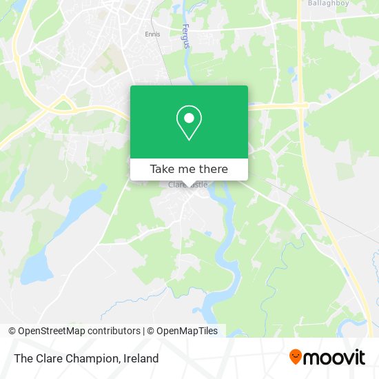 The Clare Champion map