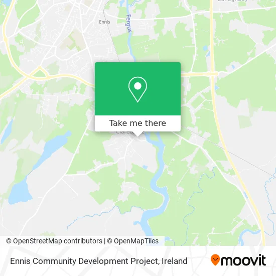Ennis Community Development Project map