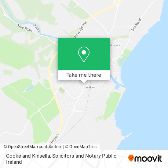 Cooke and Kinsella, Solicitors and Notary Public map