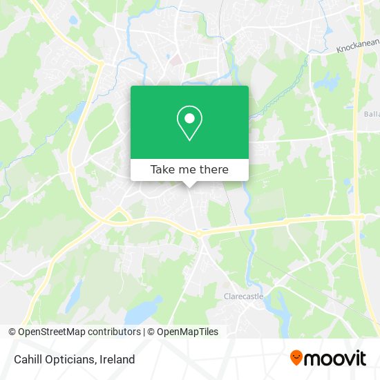 Cahill Opticians map