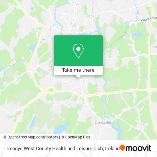 Treacys West County Health and Leisure Club map