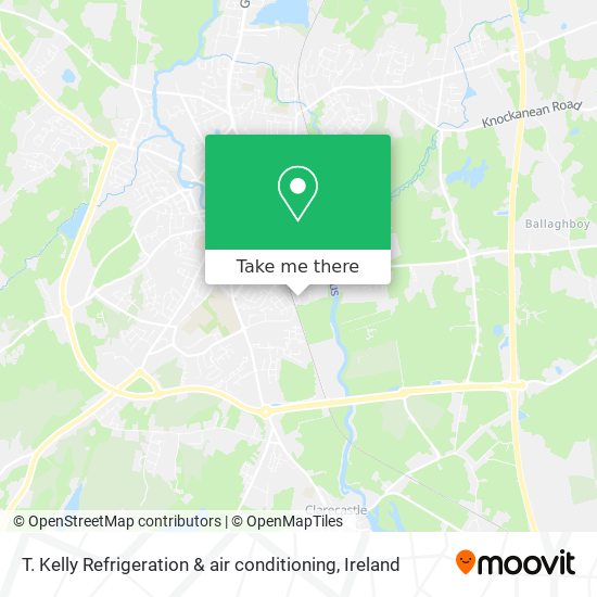 T. Kelly Refrigeration & air conditioning map