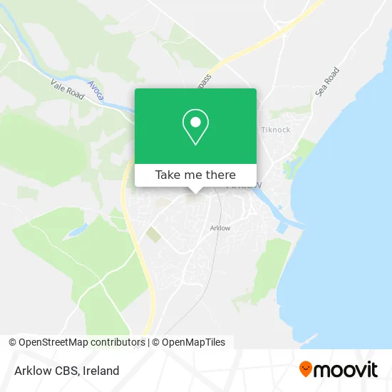Arklow CBS map