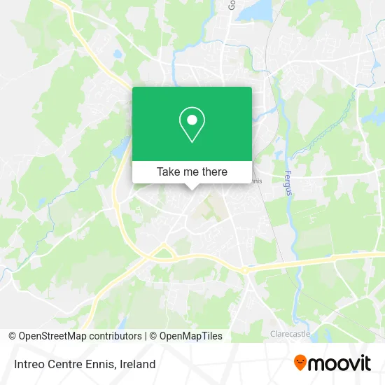 Intreo Centre Ennis map