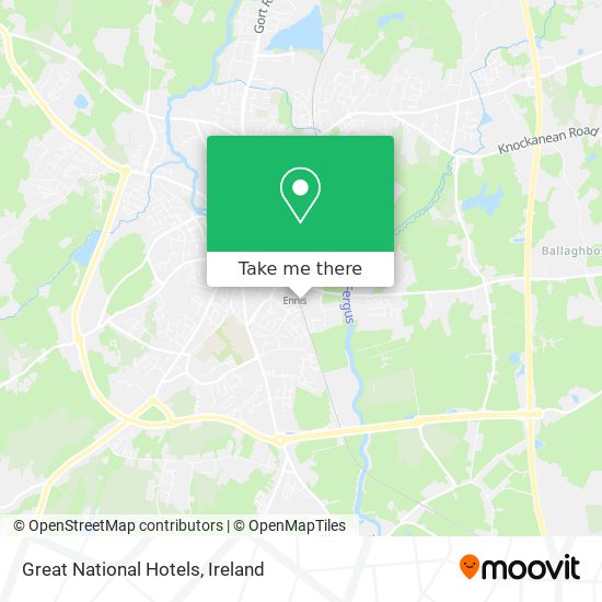 Great National Hotels map