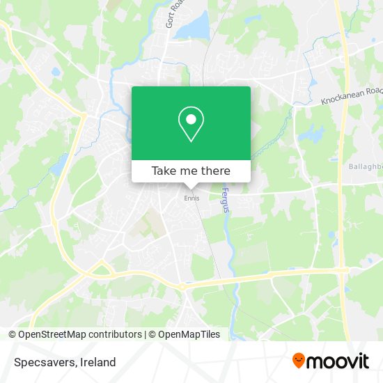 Specsavers map