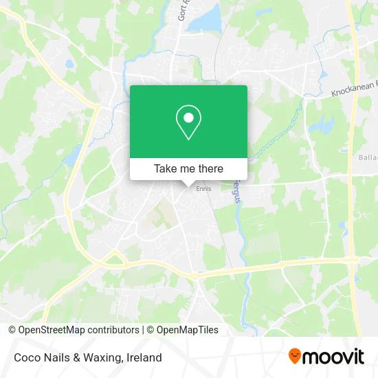 Coco Nails & Waxing map