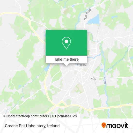 Greene Pat Upholstery map