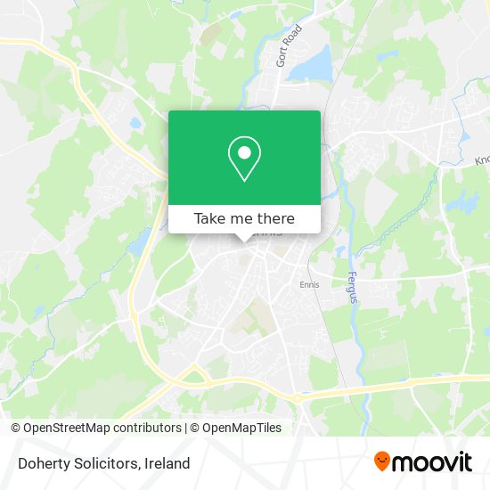 Doherty Solicitors map