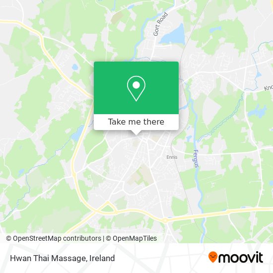 Hwan Thai Massage map