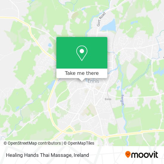 Healing Hands Thai Massage map