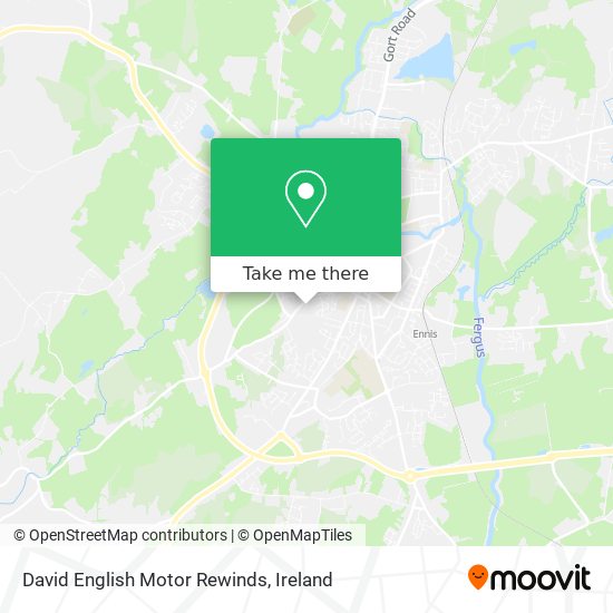 David English Motor Rewinds map