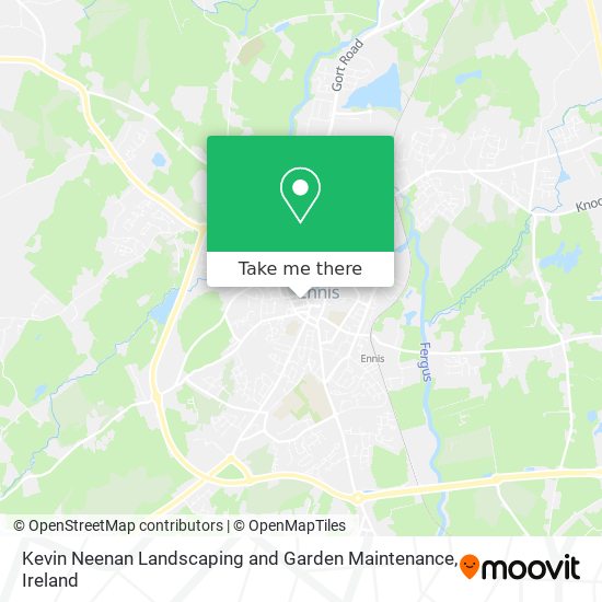 Kevin Neenan Landscaping and Garden Maintenance map